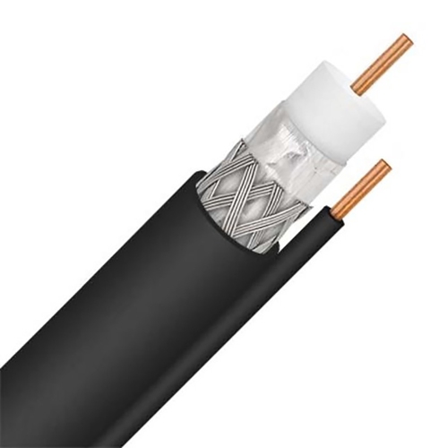 DirecTV EnviroReel CR04BSR0-05 Black 1000 ft RG6 Solid Copper Coaxial Cable with Ground