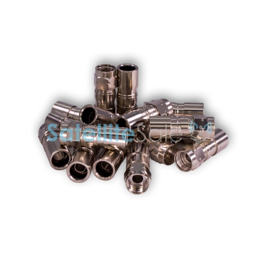 Corning EFC F Male Coaxial RG6 Compression Connectors GF-EFC-6 100-Pack