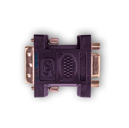 SatelliteSale Male DVI to Female VGA/HDMI Adapter 1080p Full HD PVC Black Converter