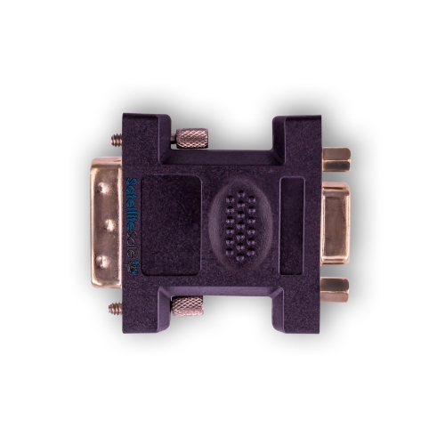 SatelliteSale Male DVI to Female VGA/HDMI Adapter 1080p Full HD PVC Black Converter