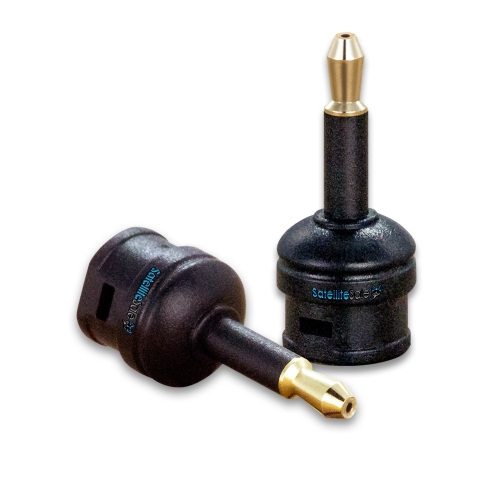 SatelliteSale Digital Optical SPDIF Toslink to Mini Toslink Female To Male PVC Black Adapter