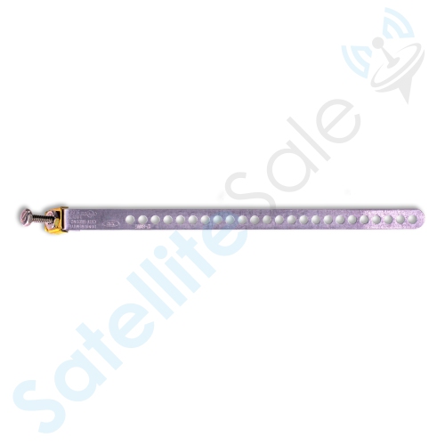 SatelliteSale Galvanized Steel Grounding Strap Flexible and Adjustable