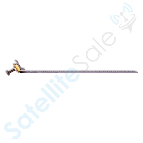 SatelliteSale Galvanized Steel Grounding Strap Flexible and Adjustable