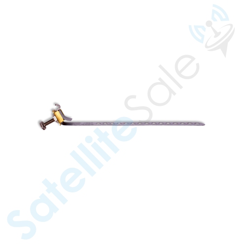 SatelliteSale Galvanized Steel Grounding Strap Flexible and Adjustable