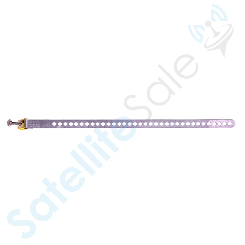 SatelliteSale Galvanized Steel Grounding Strap 12" Flexible and Adjustable Pack of 5 Pieces