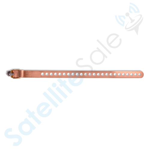SatelliteSale Copper Coated Grounding Strap 9" Flexible and Adjustable Pack of 5 Pieces