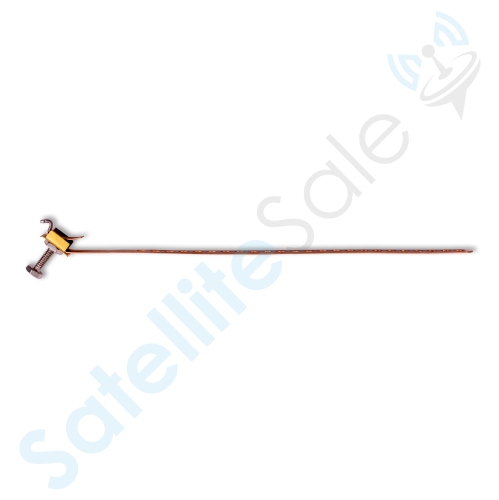 SatelliteSale Copper Coated Grounding Strap 9" Flexible and Adjustable Pack of 5 Pieces