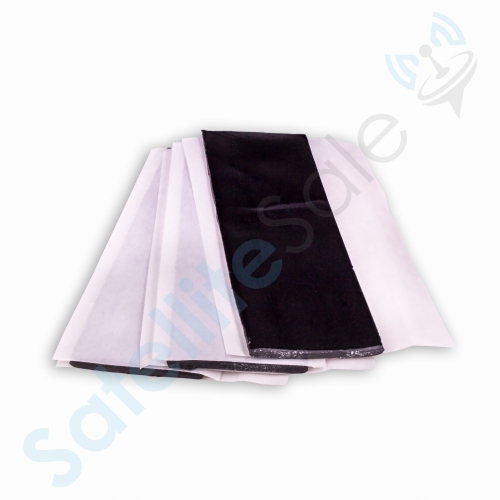 SatelliteSale Universal Roof Patch Kit 10x Zinc Plated Lag Bolts and 5x Mastic Pitch Pads