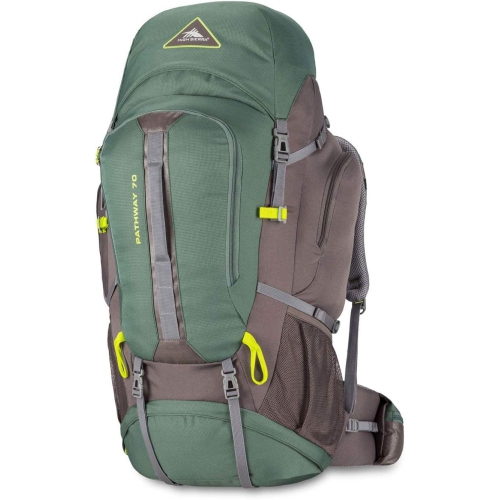 High Sierra Pathway Backpack Pine Slate Chartreuse 70 L Other