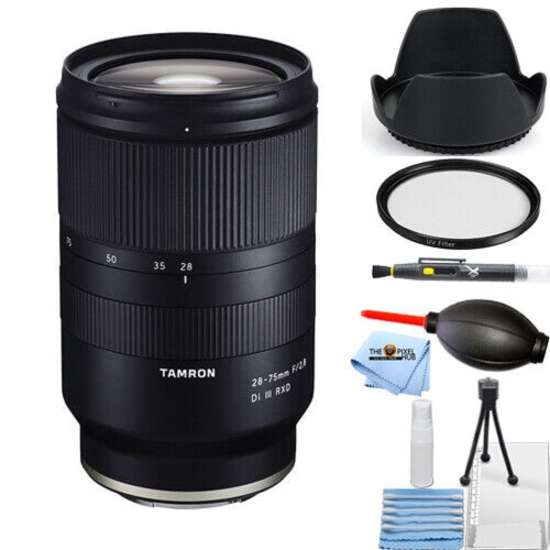 Tamron 28-75mm f/2.8 Di III RXD Lens for Sony E A036 Starter UV Filter  Bundle