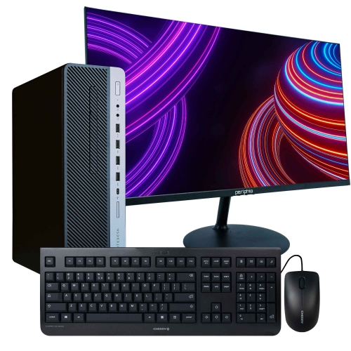 Refurbished (Good) HP Prebuilt Gaming Desktop Computer Core i5 + GeForce 1650 4GB GPU 1080p