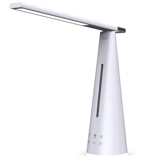 DAC Ergonomics MP-346 T-Shape 22 in. Gooseneck Clamp-On LED Desk Lamp with Adjustable Colour Temperature, Black
