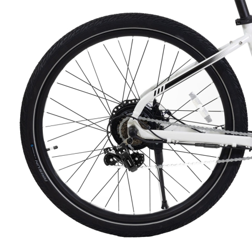 CTI E-Bike by GOTRAX - 27.5" Pneumatic Tires, 350W Motor, Top Speed 32 km/h, Range 35km/65km, Pedal Assist, 5-6 hr Charge Time, Aluminum Alloy E-Bike