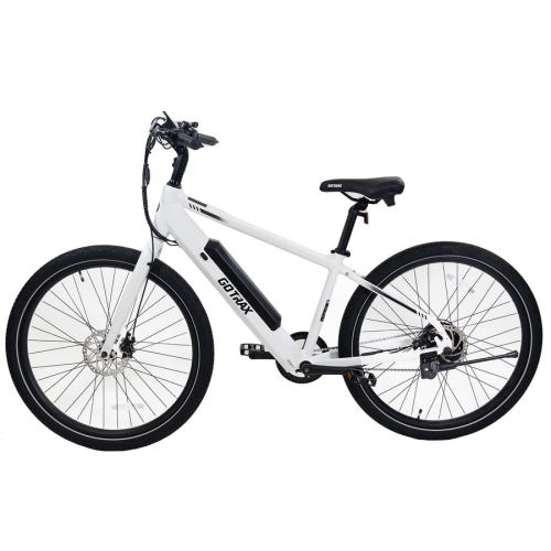 CTI E-Bike by GOTRAX - 27.5" Pneumatic Tires, 350W Motor, Top Speed 32 km/h, Range 35km/65km, Pedal Assist, 5-6 hr Charge Time, Aluminum Alloy E-Bike