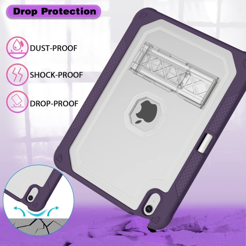 New ZoneFoker Case for iPad 10th Generation 10.9 inch 2022, Heavy Duty Shockproof Rugged Protective with Pencil Holder