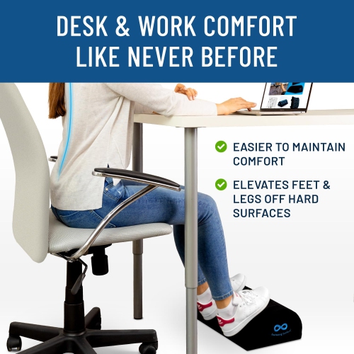 The Original Comfort Foot Rest Under Desk for Office Use, All-Day Pain Relief and Leg Support Stool, Under Desk Foot Rest Ergonomic for Home Office,
