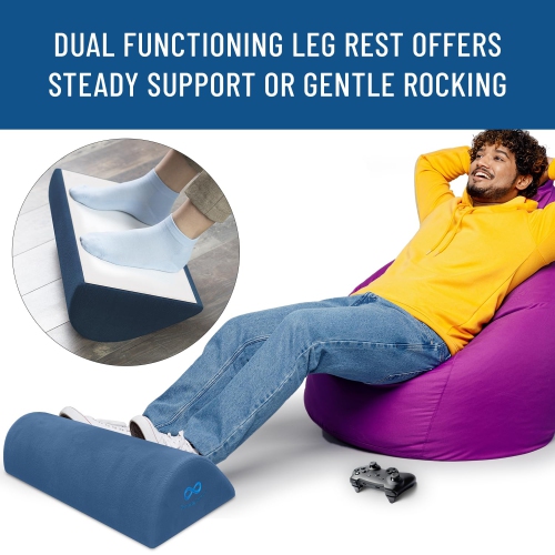 Comfort Foot Rest for Under Desk at Work w/Premium ComfortFoam™ - Desk Foot Rest Ergonomic Design for All-Day Support, Pain Relief - Foot Stool