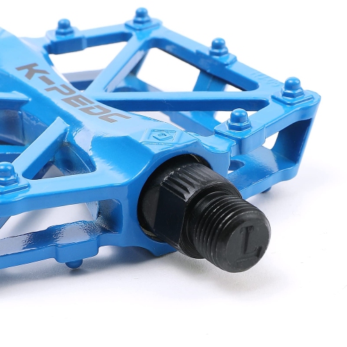 Mountain Bike Pedals TXJ Aluminum Alloy Platform Pedals Bicycle Pedals Road Bike Pedals for BMX MTB Cycling 9/16 Inch