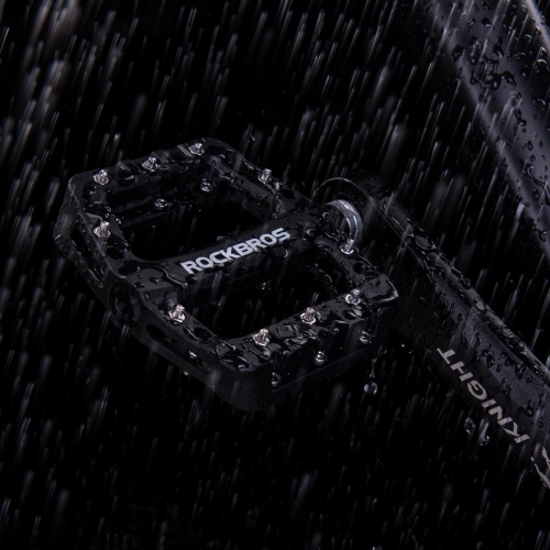 Lightweight Mountain Bike Pedals Nylon Fiber Bicycle Platform Pedals for Road MTB 9/16"