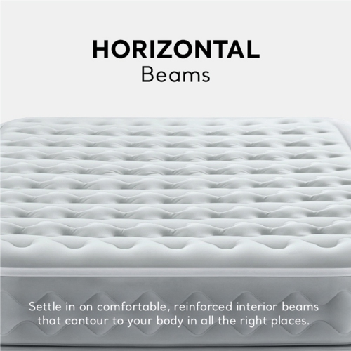 Dura-Beam Deluxe Supreme Air-Flow Air Mattress 20" Queen w/ Built-In Electric Pump