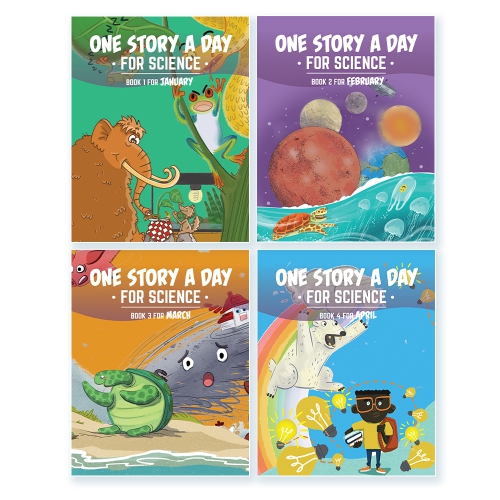 One Story a Day for Science - Set of 4