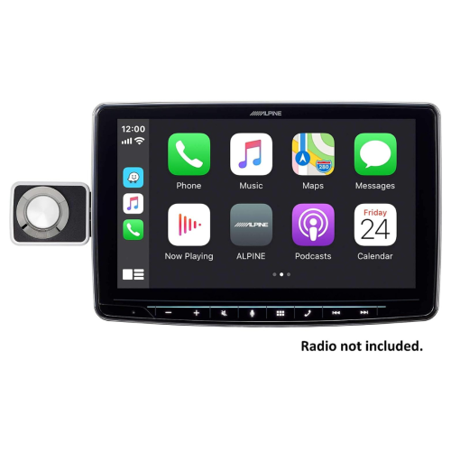 Alpine RUX-H01 Halo Remote Bass Knob Controller for Alpine X, R, & S Amplifiers