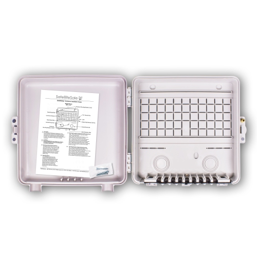 SatelliteSale Weatherproof Junction Box Heavy Duty Enclosure 12x12x3 Inches UV-Rated Thermoplastic Alloy
