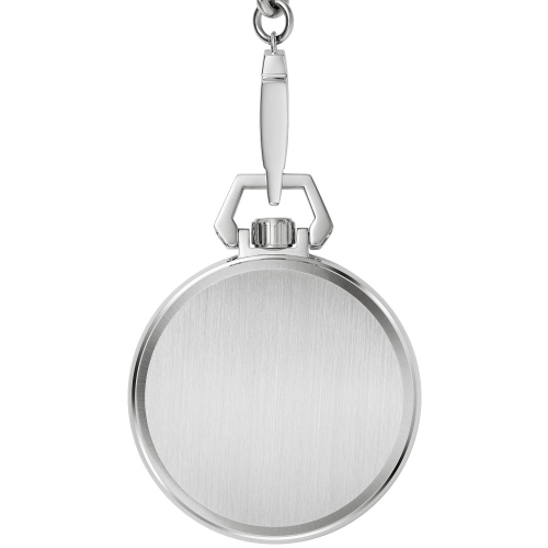 Bulova Mens Sutton Automatic Watch 50mm Silver-Tone Stainless Steel Case and Chain with Silver-Tone Dial