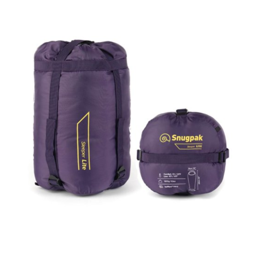 Sac de couchage quotidien chaud et durable Snugpak Basecamp OPS SLEEPER Lite - Violet