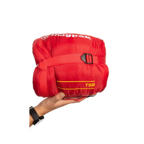 Sac de couchage quotidien chaud et durable Snugpak Basecamp TSB - Rouge rubis