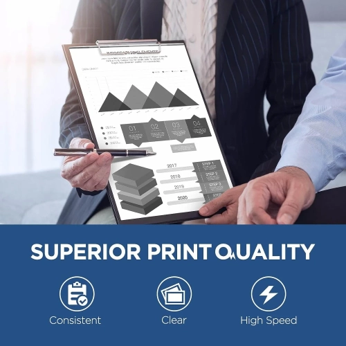 2 Pack Compatible TN-660 TN660 / TN630 TN-630 Black High Yield BK Toner Cartridges for Brother DCP-L2520DW, DCP-L2540DW, HL-L2300D, HL-L2305W