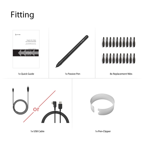 XPPen StarG640 6x4 pouces OSU! Tablette à dessin ultramince Carte graphique numérique tablette stylet sans pile (8192 niveaux pression du stylet）