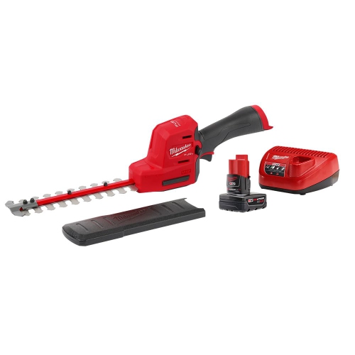 GENERIC  Milwaukee 2533-21 M12 8-Inch 12-Volt Brushless Cordless Hedge Trimmer Kit With 4.0 Ah Battery And Charger In Red