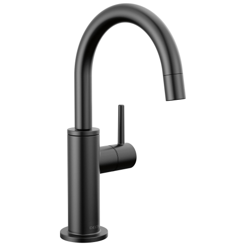 DELTA FAUCET  1930-Bl-Dst Contemporary Beverage Faucet, Matte In Black