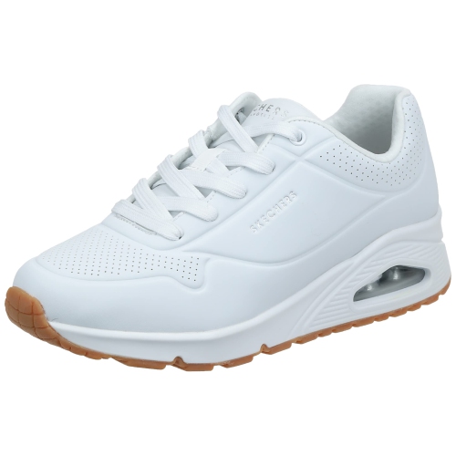 Skechers Womens Uno - Stand on Air White 9.5 B - Medium, White