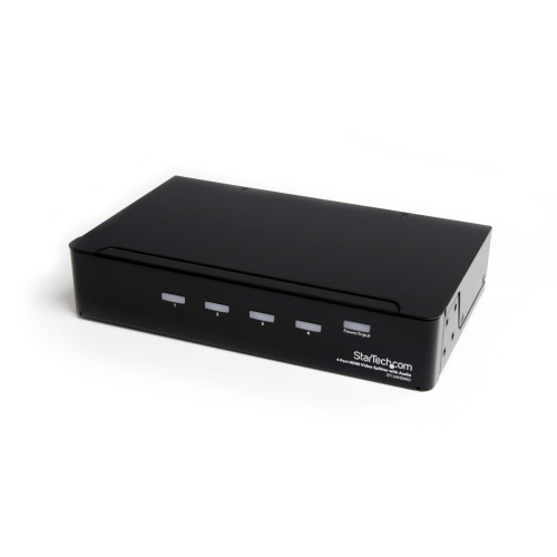 Open Box - StarTech.com HDMI Splitter 1 in 4 Out - 1080p - 4 Port -Mounting Brackets - 1.3 Audio - HDMI Multi Port - HDMI Audio Splitter (ST124HDMI2)