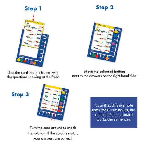 LOGICO The Learning Game - 2 Primo Games + 1 Piccolo Game + 2 Gameboards