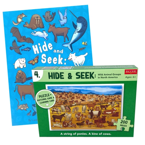 Hide and Seek Book + Cow Puzzle