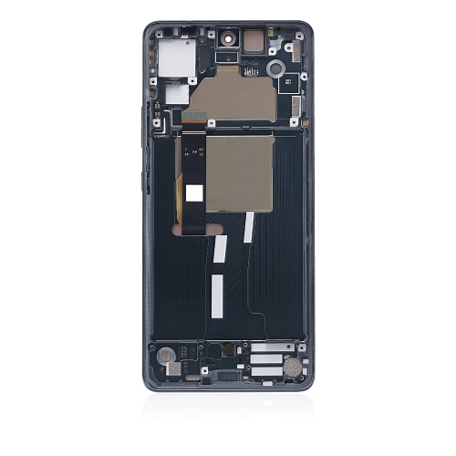 OLED Assembly With Frame Compatible With Motorola Edge 30 Fusion (2022) (Cosmic Grey) by ESOURCE PARTS - Refurbished condition - Image 4