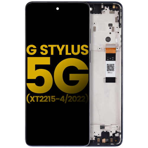 LCD Assembly With Frame Compatible With Motorola Moto G Stylus 5G 22(XT2215-4/22)(Steel Blue) by ESOURCE PARTS - Refurbished condition - Image 2
