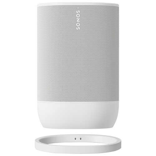Haut-parleur intelligent portatif durable Move 2 de Sonos - Blanc