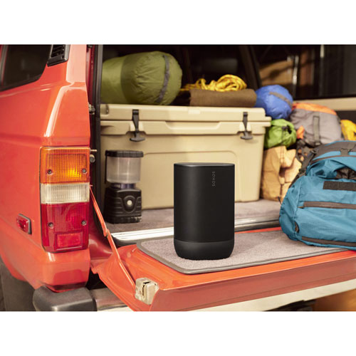 Haut-parleur intelligent portatif durable Move 2 de Sonos - Noir