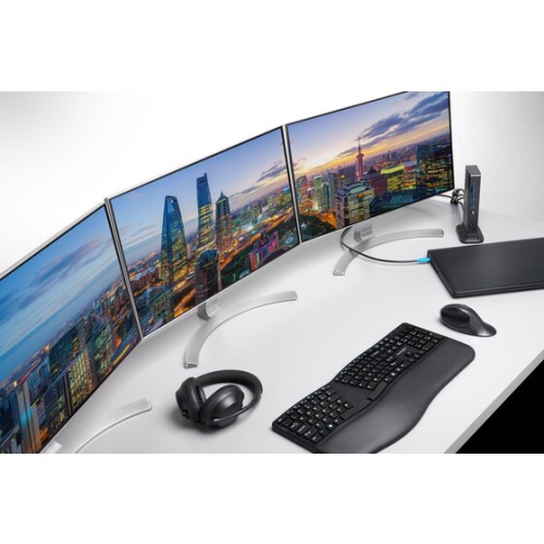 Kensington SD4849Pv USB-C 10Gbps Triple Video Driverless Docking Station - PMS Black