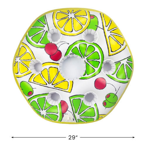 Inflatable Lemon and Lime Swimming Pool Refreshment Float - 29"