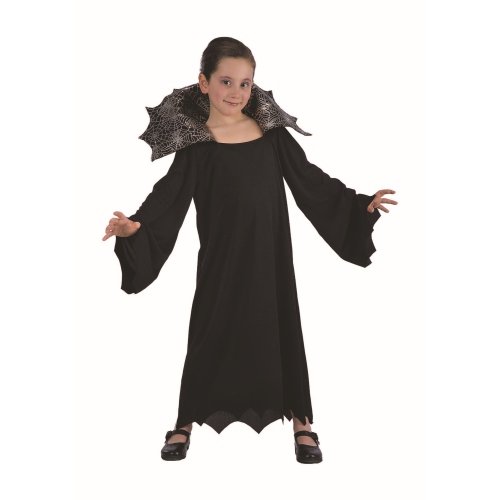 Vampire Girl Child Halloween Costume - Medium - Black and Gray