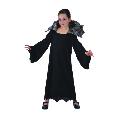 Vampire Girl Child Halloween Costume - Medium - Black and Gray