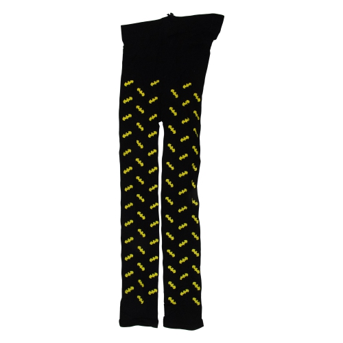 Children's Bats Halloween Footless Tights - Size 5 - Black and Yellow