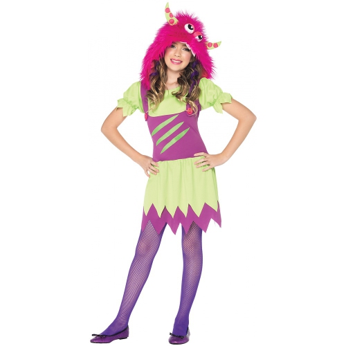Girl's Fuzzy Wuzzy Wanda Halloween Costume - Large