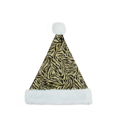 Leopard print on sale christmas hat