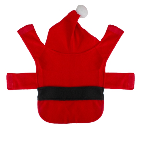 Santa Claus Christmas Dog Costume with Hat - Size XS